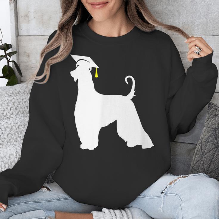 Afghan Hound Graduation Dog Graduate Men Women Kids Unisex Sweatshirt