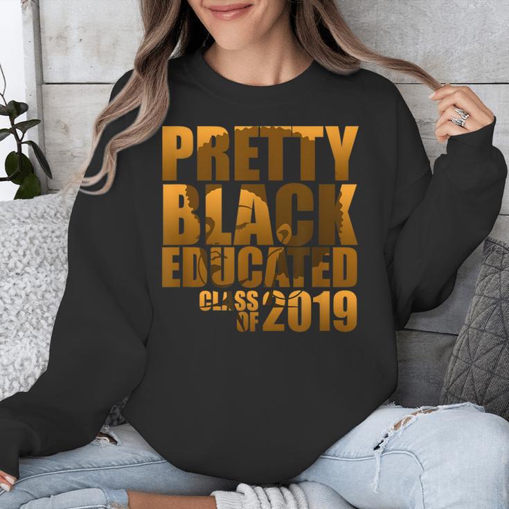 African American Girl Graduation Shirt Senior 2019 Unisex Sweatshirt