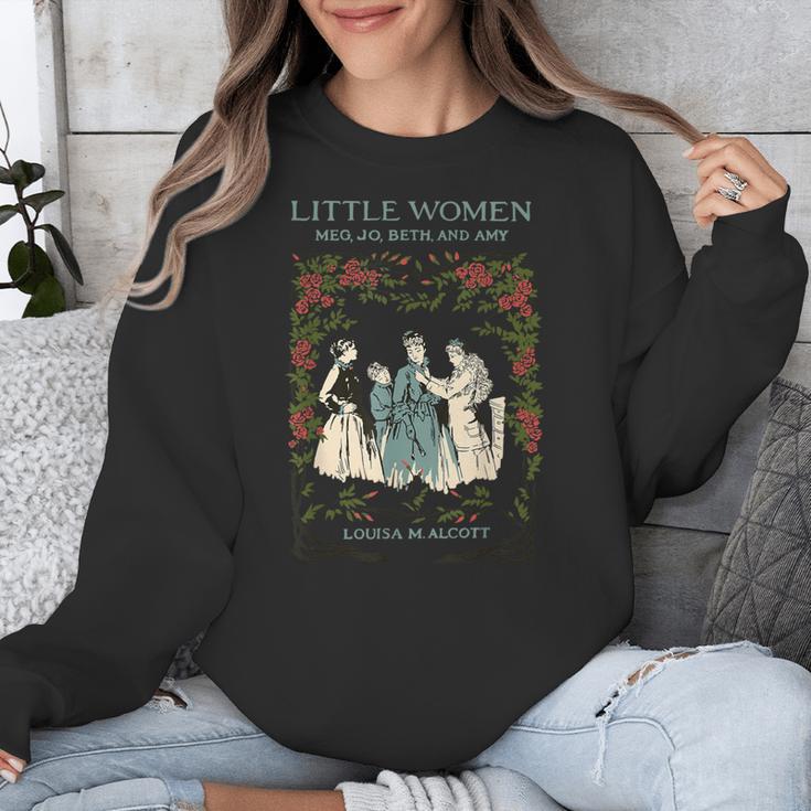 Alcott Little Women Characters Literature Book Illustration Unisex Sweatshirt