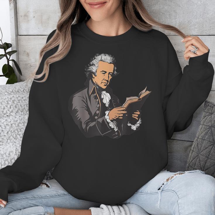 Alexander Hamilton Reading A Book Unisex Sweatshirt Alexander Hamilton Reading A Book Unisex Sweatshirt