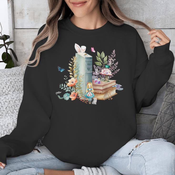 Alice In Wonderland Characters Lewis Carroll Book Lover Unisex Sweatshirt