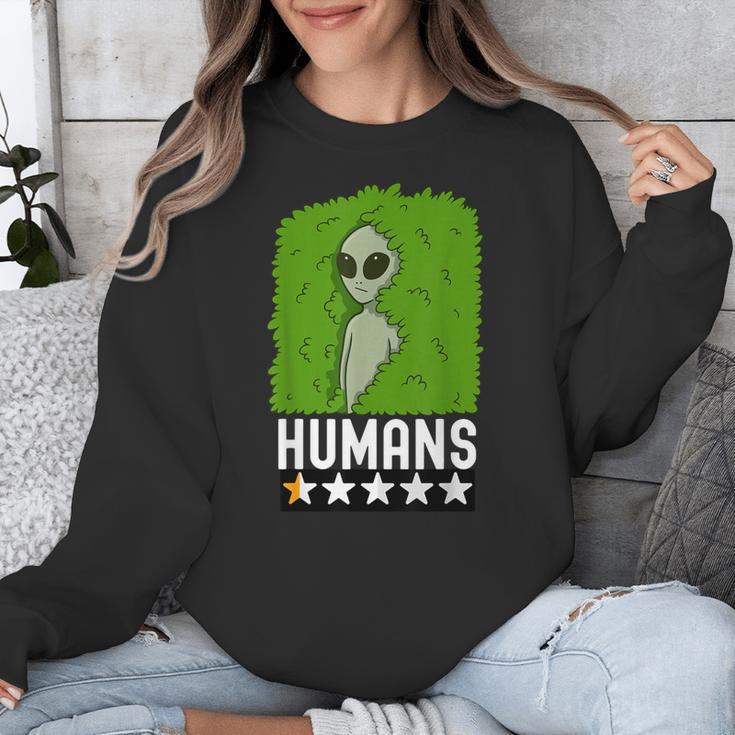Alien Avoids Humans Sarcastic Introvert Humor Unisex Sweatshirt Alien Avoids Humans Sarcastic Introvert Humor Unisex Sweatshirt