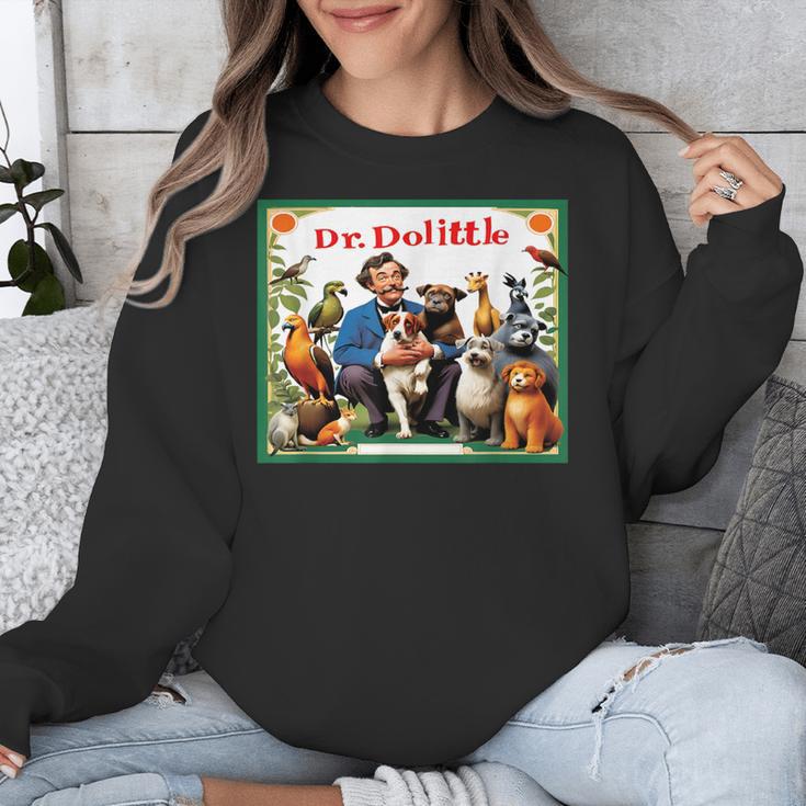 Animal Doctor & Communicator Dr Dolittle Children's Book Cover Unisex Sweatshirt
