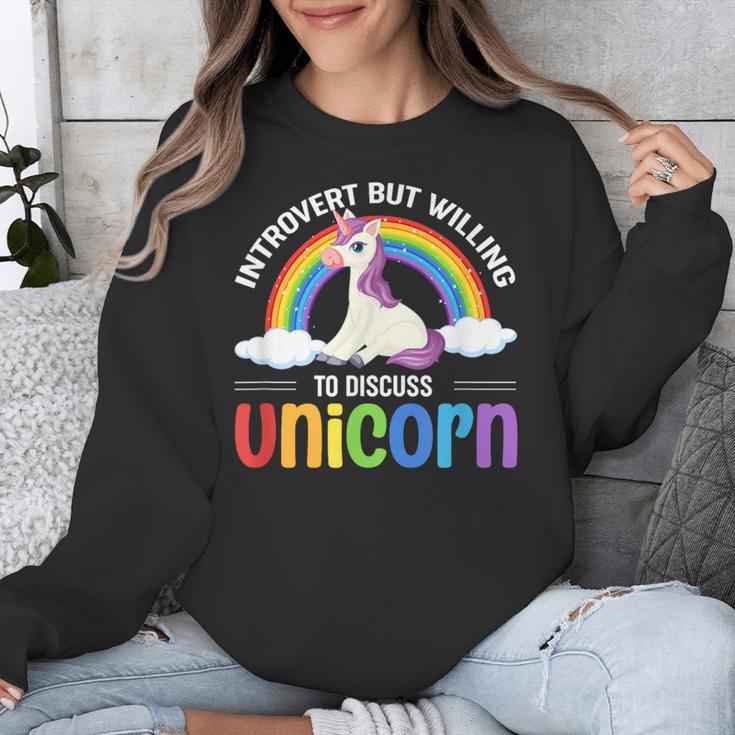 Anti Social Introvert Unicorn Lover Unicorns Unisex Sweatshirt Anti Social Introvert Unicorn Lover Unicorns Unisex Sweatshirt