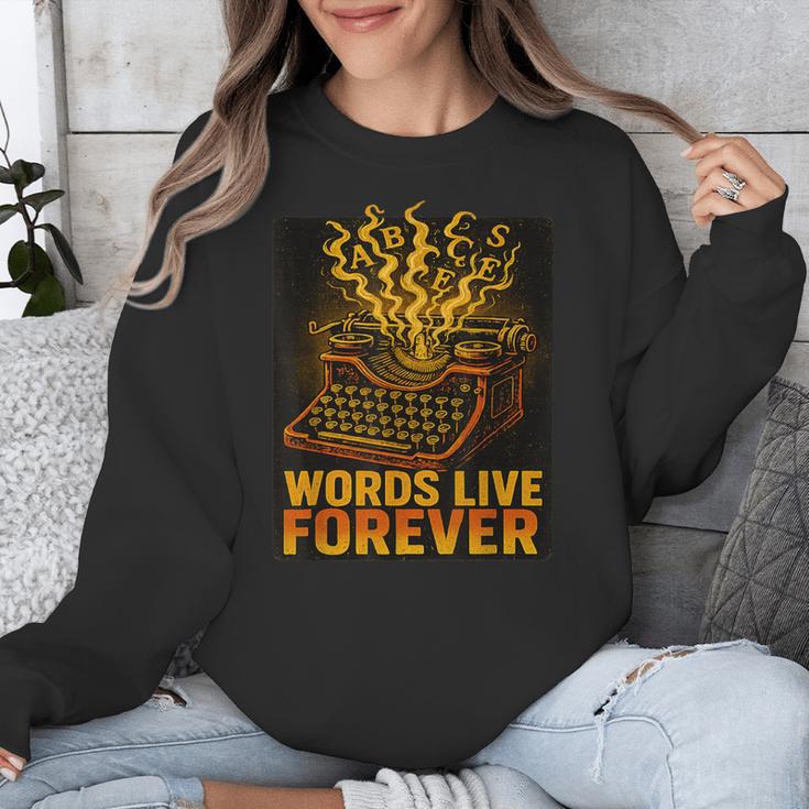 Antiques Collector Writing Retro Nostalgia Curiosity Unisex Sweatshirt