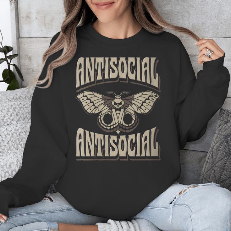 Antisocial Butterfly Quote Socially Selective Introvert Unisex Sweatshirt Antisocial Butterfly Quote Socially Selective Introvert Unisex Sweatshirt