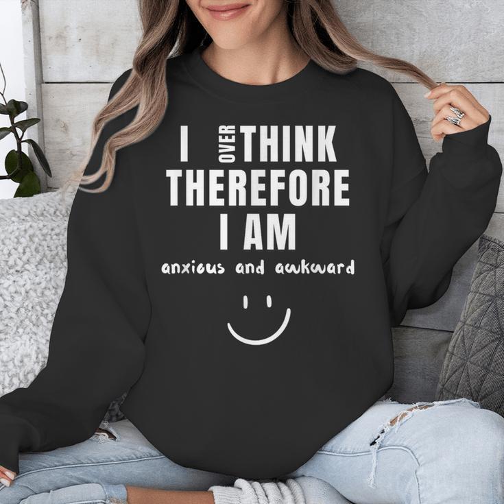 Anxiety Awareness Mental Health Top For Introvert Unisex Sweatshirt Anxiety Awareness Mental Health Top For Introvert Unisex Sweatshirt