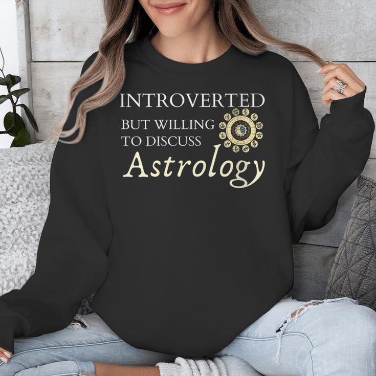 Astrology Quote For Introvert Astrologists Spirituality Unisex Sweatshirt