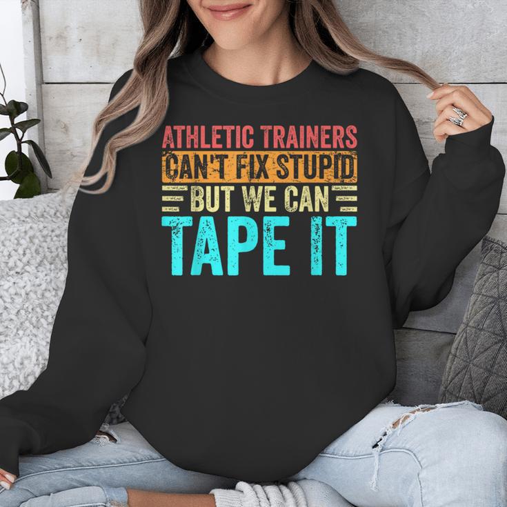 Athletic Trainers Fix Stupid Sports Graduation Vintage Unisex Sweatshirt