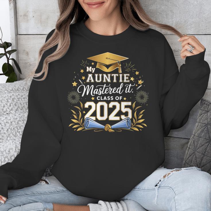 My Auntie Mastered It Class Of 2025 Masters Graduation Unisex Sweatshirt