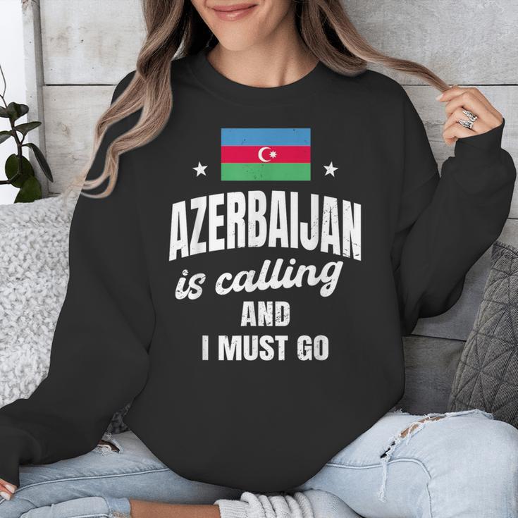 Azerbaijan Lover Saying Azeri Nostalgia Unisex Sweatshirt