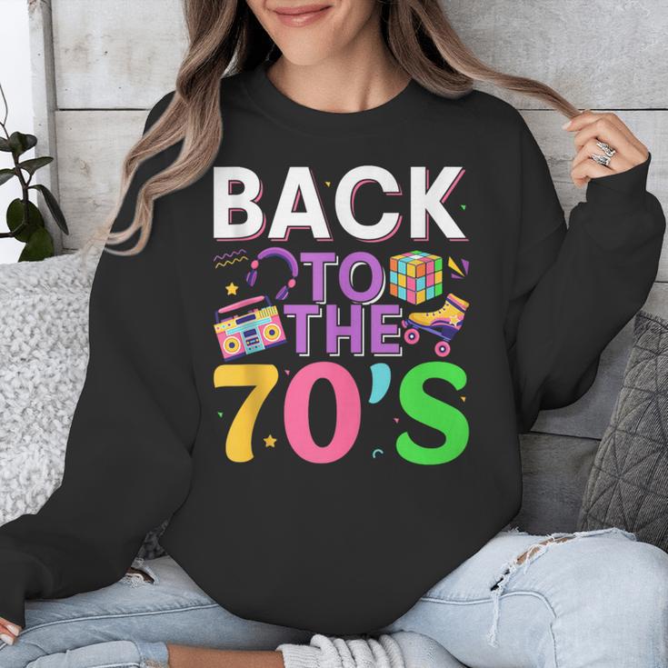 Back To The 70's Mixtape Era Nostalgia Retro 1970 70's Style Unisex Sweatshirt