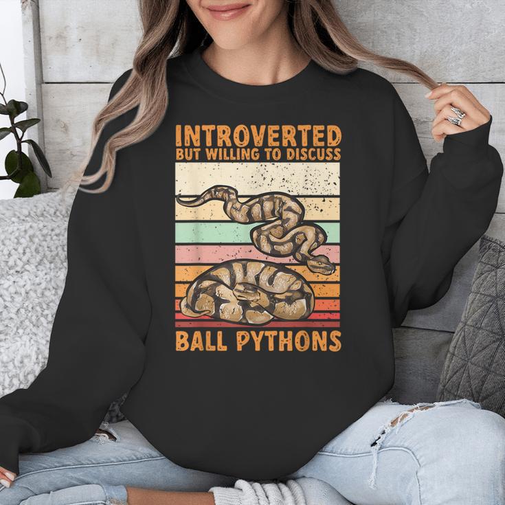 Ball Python Snake Introvert Ball Python Unisex Sweatshirt Ball Python Snake Introvert Ball Python Unisex Sweatshirt