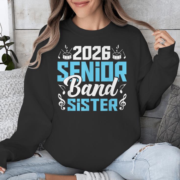 Band Senior Sister Class Of 2026 Senior Band Graduation Unisex Sweatshirt