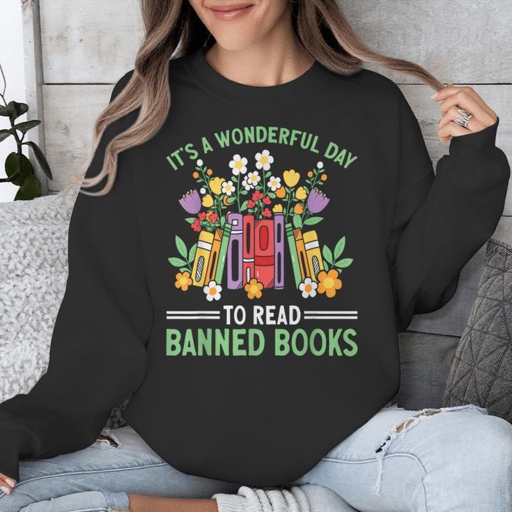 Banned Books Week Librarian Reading Unisex Sweatshirt
