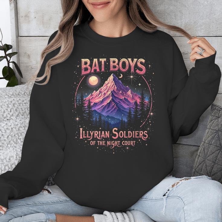 Bat Boys Night Court Mountain Nesta Bookworm ACOSF Bookish Unisex Sweatshirt