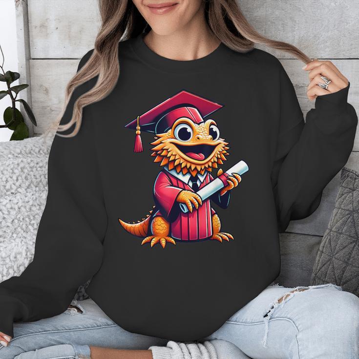 Bearded Dragon Graduation Kindergarten Elementary Girl Boy Unisex Sweatshirt