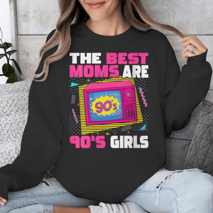 The Best Moms Are 90s Girls 90s Aesthetic Mom Nostalgia Unisex Sweatshirt The Best Moms Are 90s Girls 90s Aesthetic Mom Nostalgia Unisex Sweatshirt