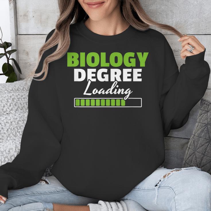Biology Degree Loading Graduation Student Teacher Biologist Unisex Sweatshirt