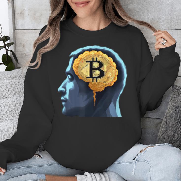 Bitcoin Human Brain Memory Clever Smart Intelligence Unisex Sweatshirt Bitcoin Human Brain Memory Clever Smart Intelligence Unisex Sweatshirt