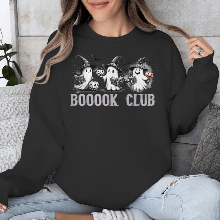 Boo Ghost Books Book Club Halloween Women School Teacher Unisex Sweatshirt Boo Ghost Books Book Club Halloween Women School Teacher Unisex Sweatshirt