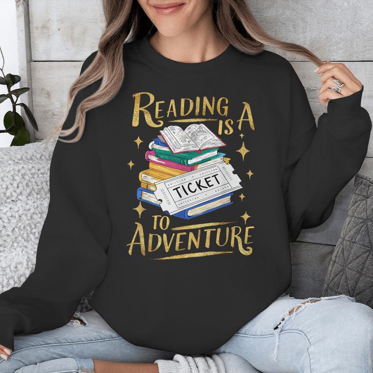 Book Adventure Library Student Teacher Book Unisex Sweatshirt Book Adventure Library Student Teacher Book Unisex Sweatshirt