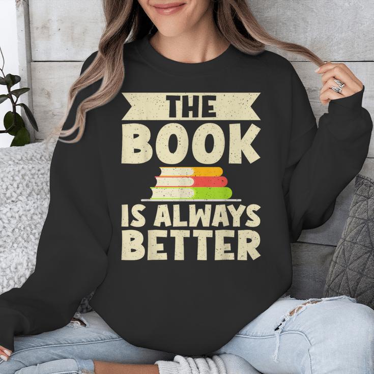 The Book Is Always Better Thriller Unisex Sweatshirt