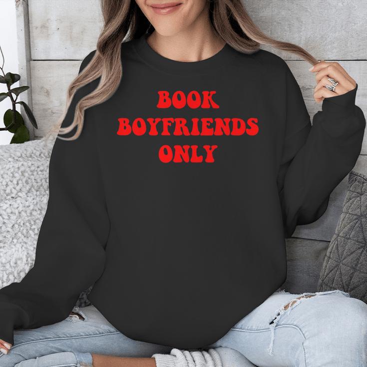 Book Boyfriends Only Unisex Sweatshirt