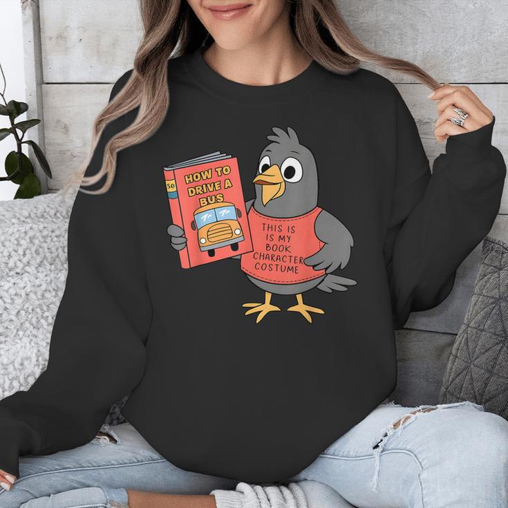 This Is My Book Character Costume- Pigeon Kids Reading Unisex Sweatshirt
