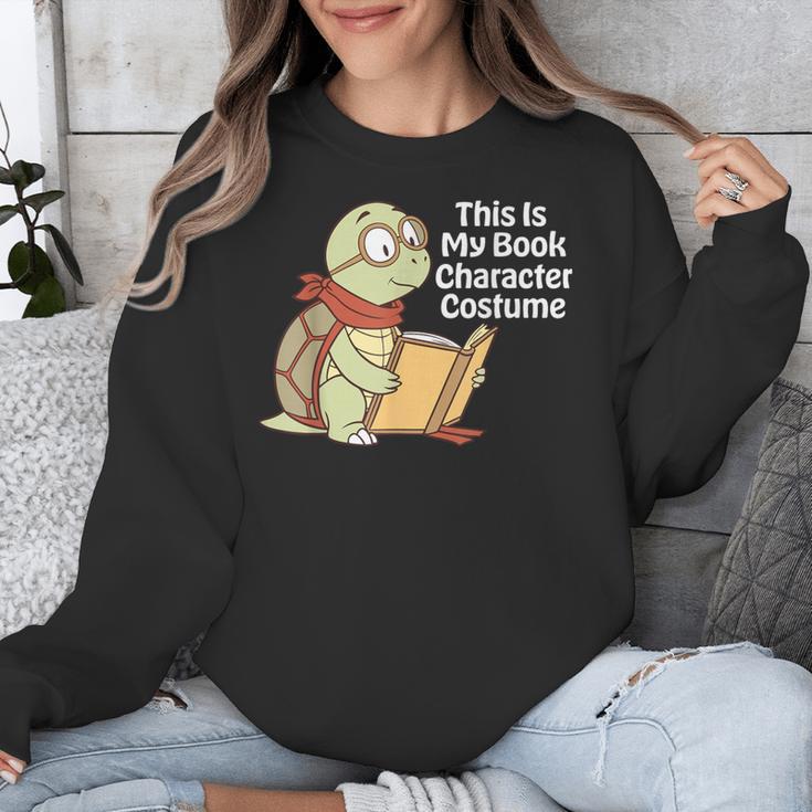 This Is My Book Character Costume Turtle Kids Reading Unisex Sweatshirt This Is My Book Character Costume Turtle Kids Reading Unisex Sweatshirt