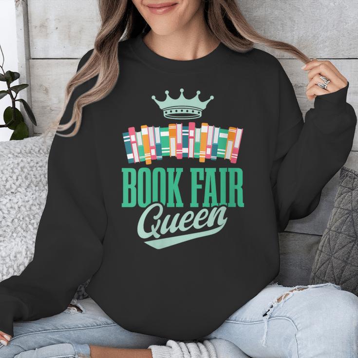 Book Fair Queen Literature School Book Fair Event Unisex Sweatshirt
