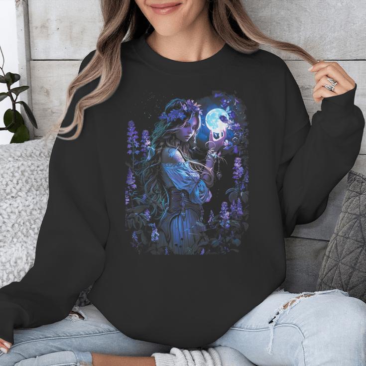 Book Fantasy Art Beautiful Elf Princess Fairy Unisex Sweatshirt