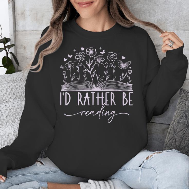 Book Lover Library Reading Bookish Literature Reader Unisex Sweatshirt