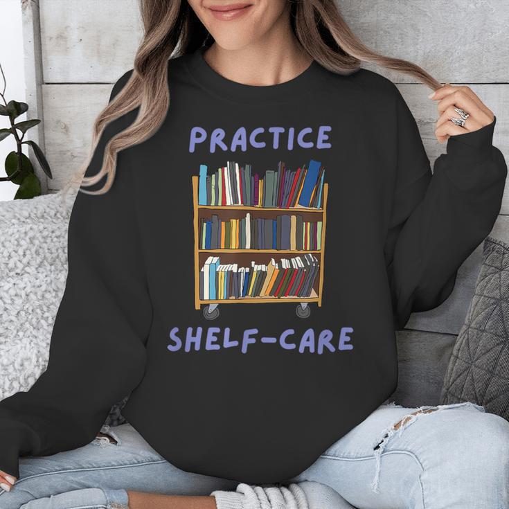 Book Lover Pun Practice Shelf-Care Unisex Sweatshirt