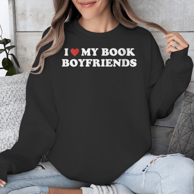 Book Lover Reading I Love My Book Boyfriends Unisex Sweatshirt