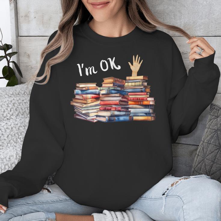 Book Lover For Women Readers Teacher Librarian Unisex Sweatshirt