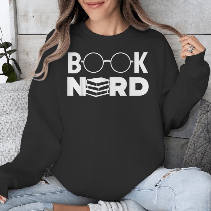 Book Nerd Book Club Bookworm Reading Lover Humor Unisex Sweatshirt