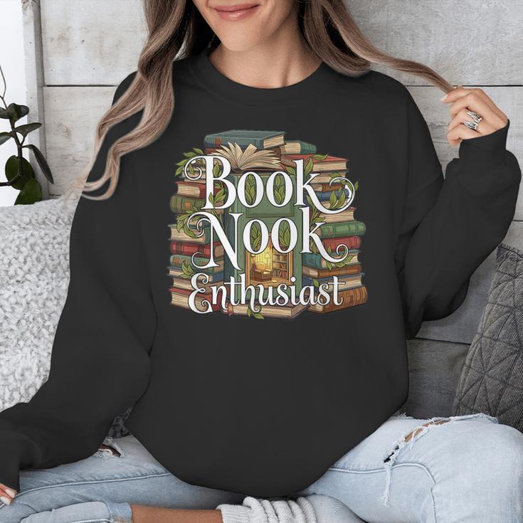 Book Nook Enthusiast Cozy Library Reader Collector Unisex Sweatshirt