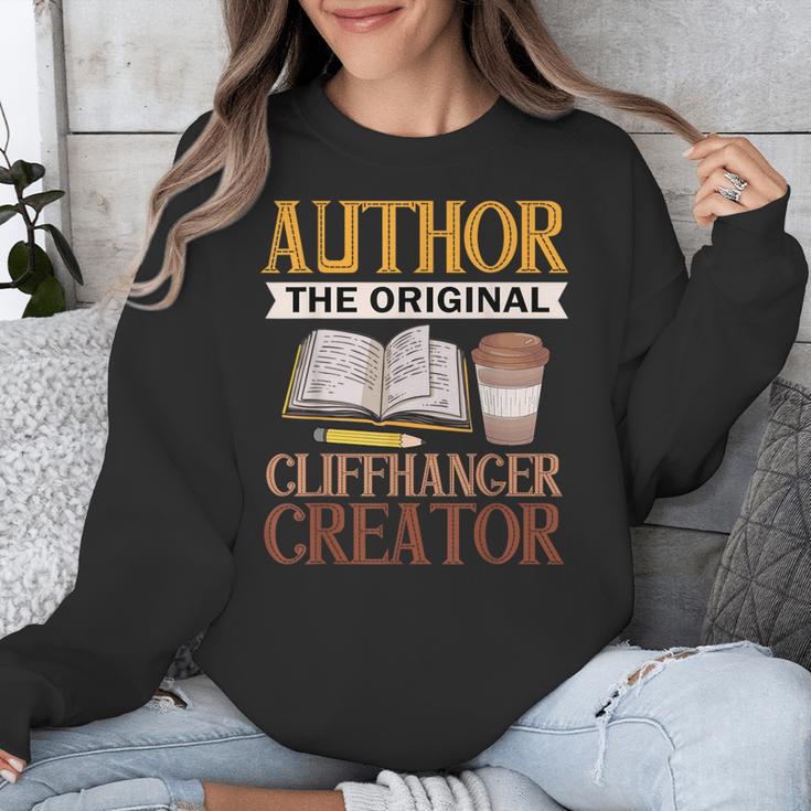 Book Writer Cliffhanger Creator Author Book Writing Novelist Unisex Sweatshirt
