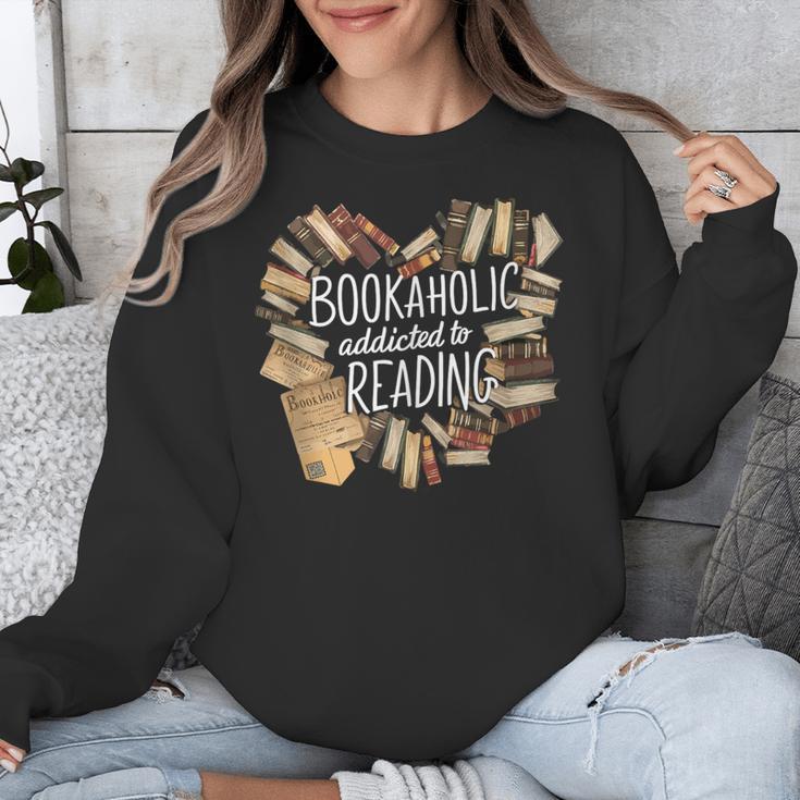 Bookaholic Addicted To Reading Book Lovers Literacy Unisex Sweatshirt Bookaholic Addicted To Reading Book Lovers Literacy Unisex Sweatshirt