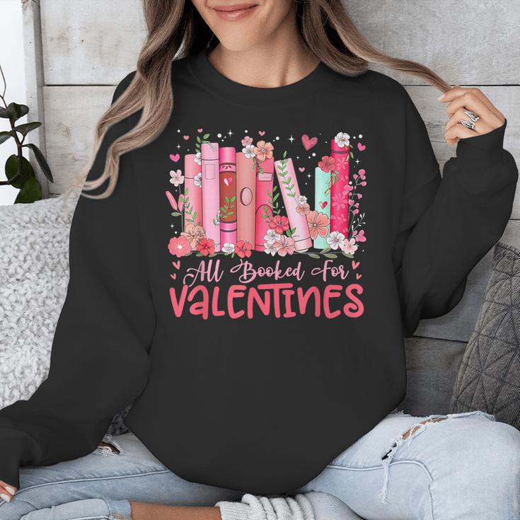 All Booked For Valentine Book Reading Women Girl Teacher Unisex Sweatshirt All Booked For Valentine Book Reading Women Girl Teacher Unisex Sweatshirt