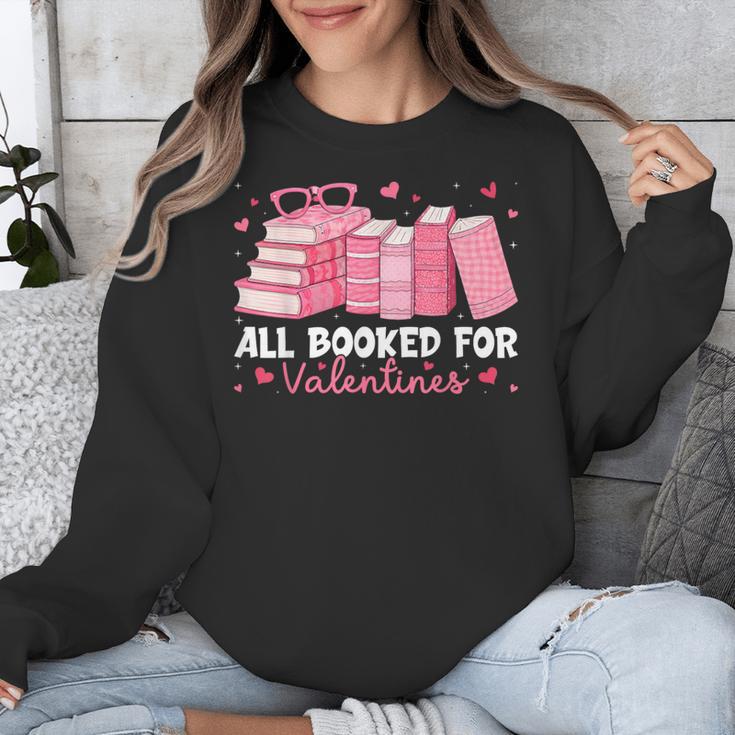All Booked For Valentines Couple Bookworms Valentine’s Day Unisex Sweatshirt All Booked For Valentines Couple Bookworms Valentine’s Day Unisex Sweatshirt