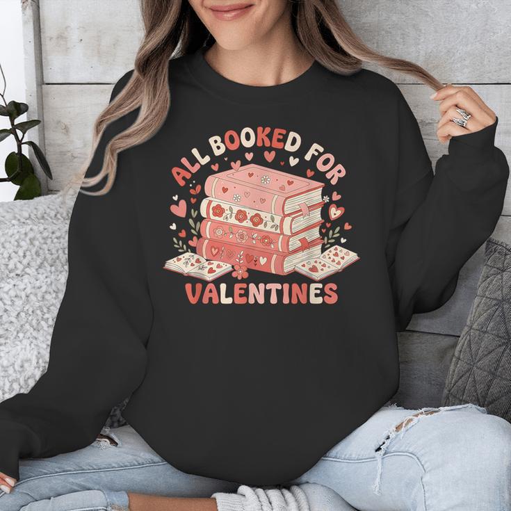 All Booked For Valentine’s Day Readers Teachers Bookworms Unisex Sweatshirt All Booked For Valentine’s Day Readers Teachers Bookworms Unisex Sweatshirt