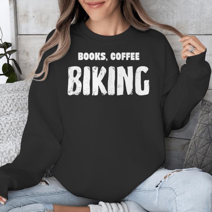 Books Coffee Biking Unisex Sweatshirt Books Coffee Biking Unisex Sweatshirt