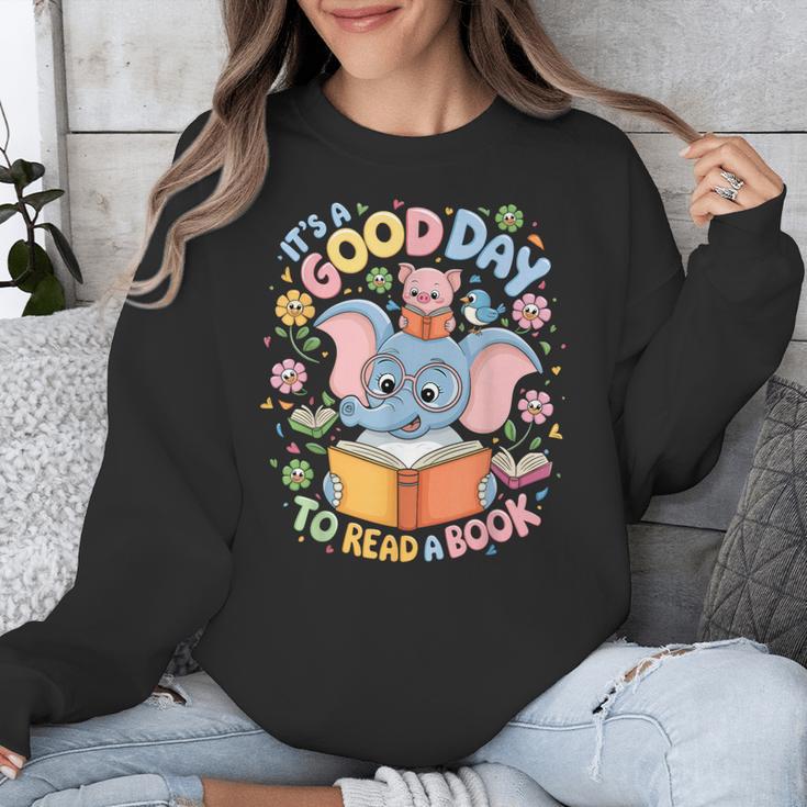 Books Lovers Kids Women Men It's A Good Day To Read A Book Unisex Sweatshirt