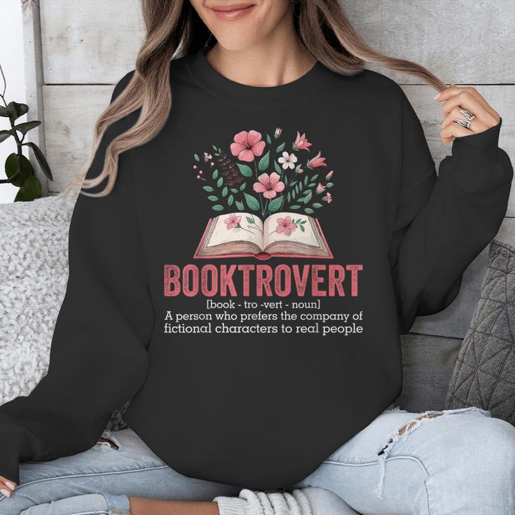 Booktrovert Book Lover Bookworm Reading Books Librarian Unisex Sweatshirt Booktrovert Book Lover Bookworm Reading Books Librarian Unisex Sweatshirt