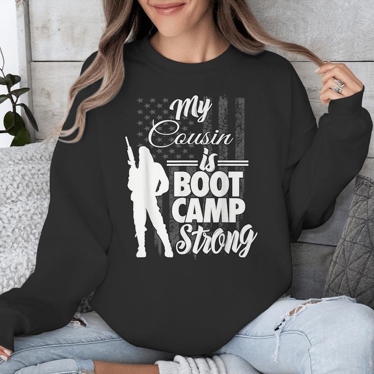 Boot Camp Graduation Military Cousin Support Tee Unisex Sweatshirt