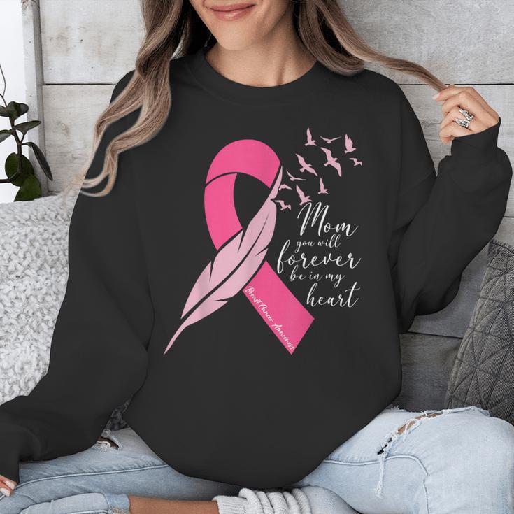 Breast Cancer Awareness In Memory Of Mom Butterfly Pink Unisex Sweatshirt Breast Cancer Awareness In Memory Of Mom Butterfly Pink Unisex Sweatshirt
