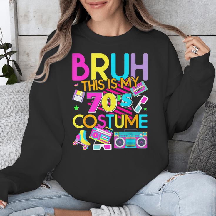 Bruh This Is My 70's Costume Nostalgia Mixtape 1970s Party Unisex Sweatshirt Bruh This Is My 70's Costume Nostalgia Mixtape 1970s Party Unisex Sweatshirt
