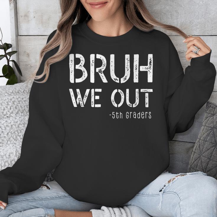 Bruh We Out Last Day Of School Boy Girl 5th Grade Graduation Unisex Sweatshirt